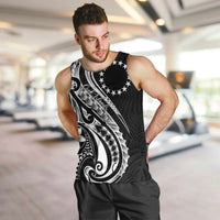 Kia Orana Cook Islands Men Tank Top Kerekere Plumeria Tropical Waves - Polynesian Pride