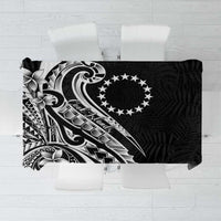 Kia Orana Cook Islands Tablecloth Kerekere Plumeria Tropical Waves - Polynesian Pride