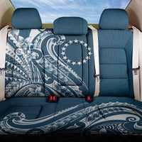 Kia Orana Cook Islands Back Car Seat Cover Auika Plumeria Tropical Waves - Polynesian Pride