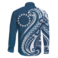 Kia Orana Cook Islands Family Matching Puletasi and Hawaiian Shirt Auika Plumeria Tropical Waves - Polynesian Pride