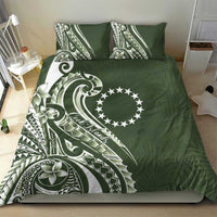 Kia Orana Cook Islands Bedding Set Matie Plumeria Tropical Waves - Polynesian Pride