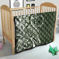 Kia Orana Cook Islands Quilt Matie Plumeria Tropical Waves - Polynesian Pride