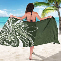 Kia Orana Cook Islands Sarong Matie Plumeria Tropical Waves - Polynesian Pride