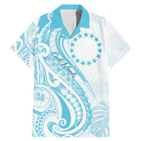 Kia Orana Cook Islands Family Matching Mermaid Dress and Hawaiian Shirt Moana Plumeria Tropical Waves - Polynesian Pride