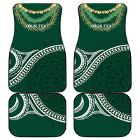 Hawaii Rainbow Warriors Alumni Personalized Car Mats Ti Maile Lei - Glory For The Warriors