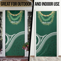 Hawaii Rainbow Warriors Alumni Personalized Door Cover Ti Maile Lei - Glory For The Warriors
