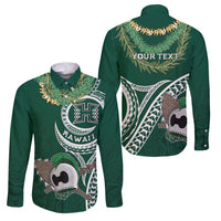 Hawaii Rainbow Warriors Alumni Personalized Family Matching Long Sleeve Bodycon Dress and Hawaiian Shirt Ti Maile Lei - Glory For The Warriors