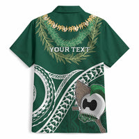 Hawaii Rainbow Warriors Alumni Personalized Hawaiian Shirt Ti Maile Lei - Glory For The Warriors
