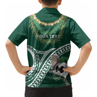 Hawaii Rainbow Warriors Alumni Personalized Hawaiian Shirt Ti Maile Lei - Glory For The Warriors
