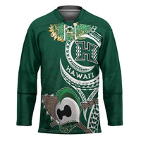 Hawaii Rainbow Warriors Alumni Personalized Hockey Jersey Ti Maile Lei - Glory For The Warriors