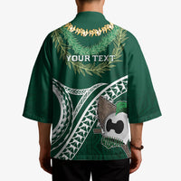 Hawaii Rainbow Warriors Alumni Personalized Kimono Ti Maile Lei - Glory For The Warriors