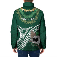 Hawaii Rainbow Warriors Alumni Personalized Padded Jacket Ti Maile Lei - Glory For The Warriors