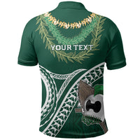 Hawaii Rainbow Warriors Alumni Personalized Polo Shirt Ti Maile Lei - Glory For The Warriors