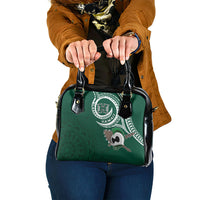 Hawaii Rainbow Warriors Alumni Shoulder Handbag Ti Maile Lei - Glory For The Warriors