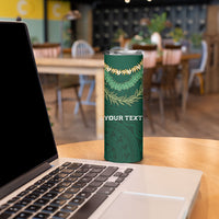Hawaii Rainbow Warriors Alumni Personalized Skinny Tumbler Ti Maile Lei - Glory For The Warriors