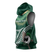 Hawaii Rainbow Warriors Alumni Personalized Sleeveless Hoodie Ti Maile Lei - Glory For The Warriors