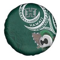 Hawaii Rainbow Warriors Alumni Spare Tire Cover Ti Maile Lei - Glory For The Warriors