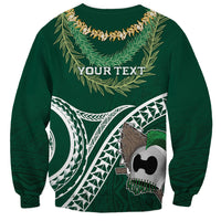 Hawaii Rainbow Warriors Alumni Personalized Sweatshirt Ti Maile Lei - Glory For The Warriors