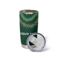 Hawaii Rainbow Warriors Alumni Personalized Tumbler Cup Ti Maile Lei - Glory For The Warriors