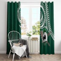 Hawaii Rainbow Warriors Alumni Window Curtain Ti Maile Lei - Glory For The Warriors