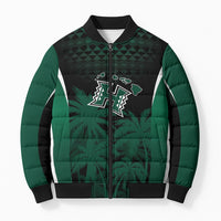 Hawaii Rainbow Warriors La'au Pama Personalized Bomber Puffer Jacket