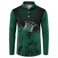 Hawaii Rainbow Warriors La'au Pama Personalized Button Sweatshirt