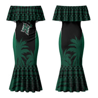 Hawaii Rainbow Warriors La'au Pama Personalized Family Matching Mermaid Dress and Hawaiian Shirt