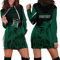 Hawaii Rainbow Warriors La'au Pama Personalized Hoodie Dress