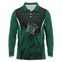 Hawaii Rainbow Warriors La'au Pama Personalized Long Sleeve Polo Shirt