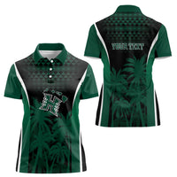 Hawaii Rainbow Warriors La'au Pama Personalized Women Polo Shirt