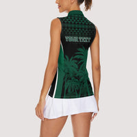 Hawaii Rainbow Warriors La'au Pama Personalized Women Sleeveless Polo Shirt