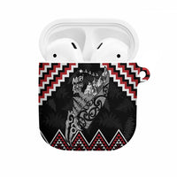 New Zealand Christmas Taniko Poutama AirPods Case Mountainscape Maori Fern - Polynesian Pride