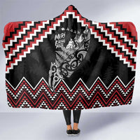 New Zealand Christmas Taniko Poutama Hooded Blanket Mountainscape Maori Fern - Polynesian Pride