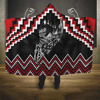 New Zealand Christmas Taniko Poutama Hooded Blanket Mountainscape Maori Fern - Polynesian Pride