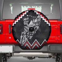 New Zealand Christmas Taniko Poutama Spare Tire Cover Mountainscape Maori Fern - Polynesian Pride