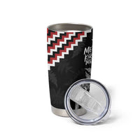 New Zealand Christmas Taniko Poutama Tumbler Cup Mountainscape Maori Fern - Polynesian Pride