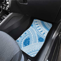 Bula Fiji Classic Masi Tapa Car Mats Turquoise - Polynesian Pride