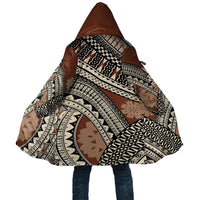 Bula Fiji Classic Masi Tapa Cloak Vintage Brown - Polynesian Pride