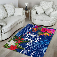 Guam Christmas Area Rug Turtle Mix Tapa Felis Pasgua LT7 - Polynesian Pride