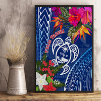 Guam Christmas Canvas Wall Art Turtle Mix Tapa Felis Pasgua LT7 - Polynesian Pride