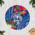Guam Christmas Tree Skirt Turtle Mix Tapa Felis Pasgua LT7 Casual Tree Skirts Blue - Polynesian Pride