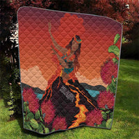 Hawaii Kilauea Volcano Quilt Pele Goddess