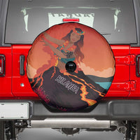 Hawaii Kilauea Volcano Spare Tire Cover Pele Goddess