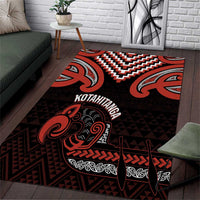 Maori Waitangi Area Rug Kotahitanga Poutama Mix Whakairo - Polynesian Pride
