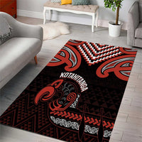 Maori Waitangi Area Rug Kotahitanga Poutama Mix Whakairo - Polynesian Pride
