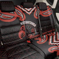 Maori Waitangi Back Car Seat Cover Kotahitanga Poutama Mix Whakairo - Polynesian Pride