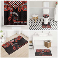 Maori Waitangi Bathroom Set Kotahitanga Poutama Mix Whakairo - Polynesian Pride