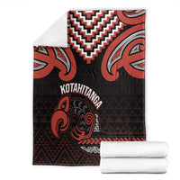 Maori Waitangi Blanket Kotahitanga Poutama Mix Whakairo - Polynesian Pride