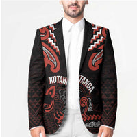 Maori Waitangi Blazer Kotahitanga Poutama Mix Whakairo - Polynesian Pride