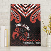 Maori Waitangi Canvas Wall Art Kotahitanga Poutama Mix Whakairo - Polynesian Pride